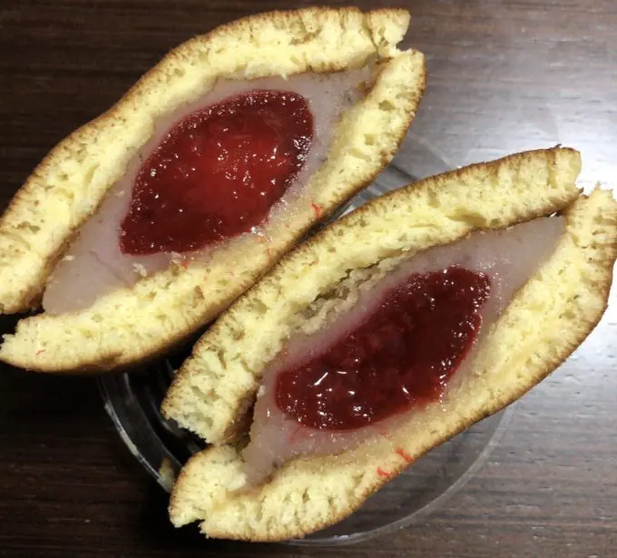 大黒屋の梅どら 切り口