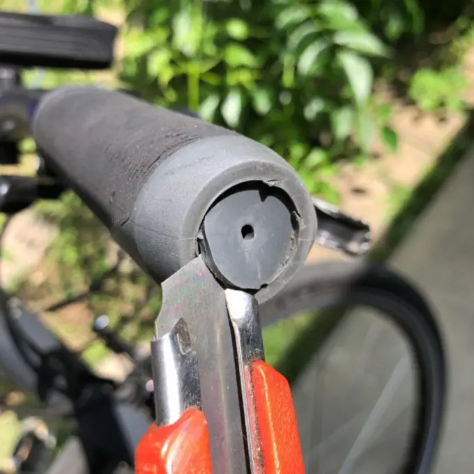 トレックハンドルバー加工