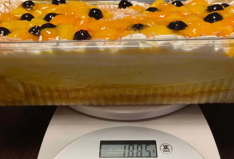 マンゴームーススコップケーキ重さ