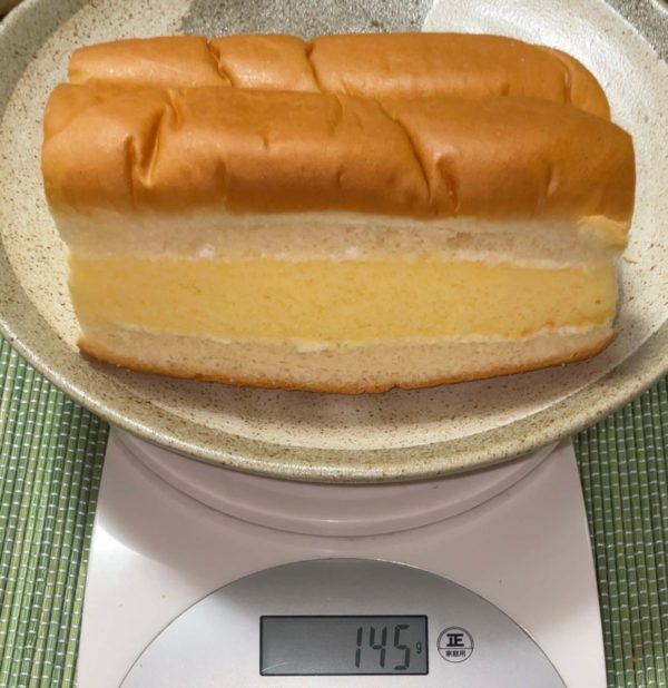 佐渡カステラサンド重さ